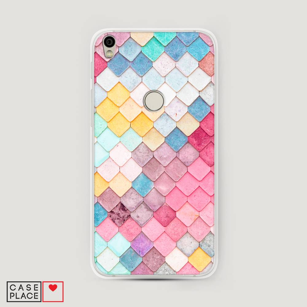 

Чехол Awog на Alcatel Shine Lite / Алкатель Shine Lite "Нежные ромбики", 170350-4