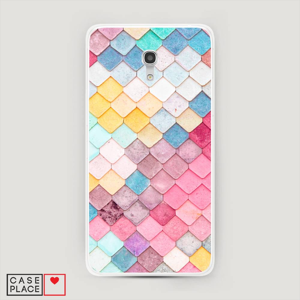 

Чехол Awog на Alcatel Pixi 4 (5) 5045D / Алкатель Pixi 4 (5) 5045D "Нежные ромбики", 170250-4