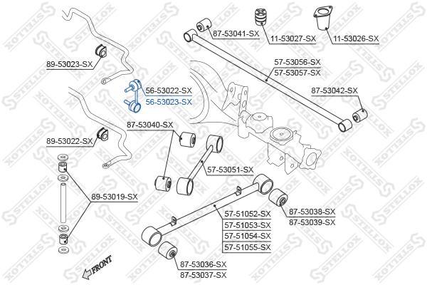 

Стойка стабилизатора Stellox 5653023SX