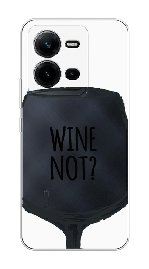 

Чехол на Vivo V25 "Wine not white", Белый, 267650-6