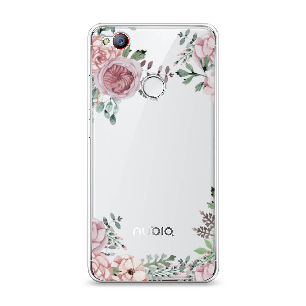 

Чехол Awog на ZTE Nubia Z11 Mini / ЗТЕ Нубиа Z11 Mini "Нежные розы акварель", 131550-8