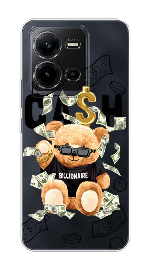 

Чехол на Vivo V25 "Big cash", Черный;серый;бежевый, 267650-6