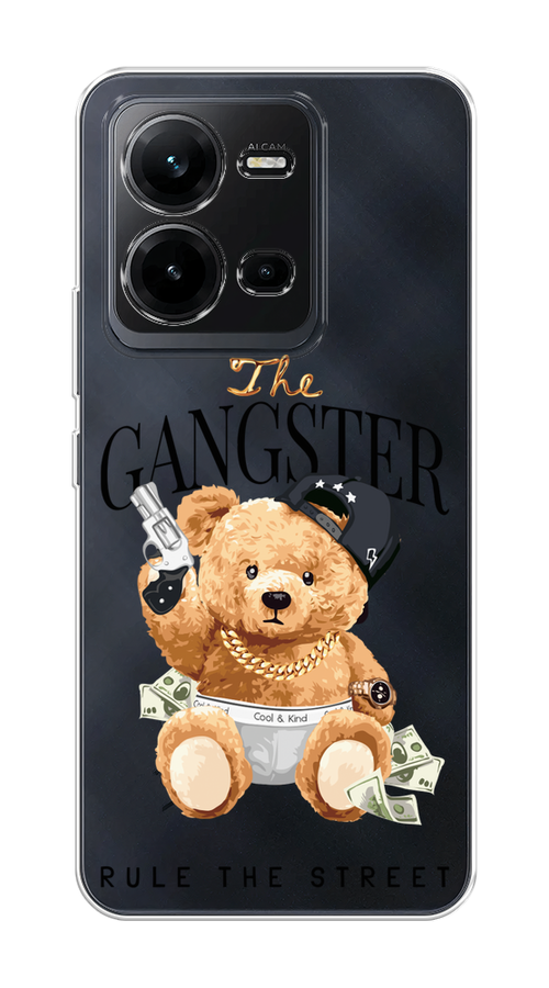 

Чехол на Vivo V25 "The Gangster", Бежевый;серый;черный, 267650-6