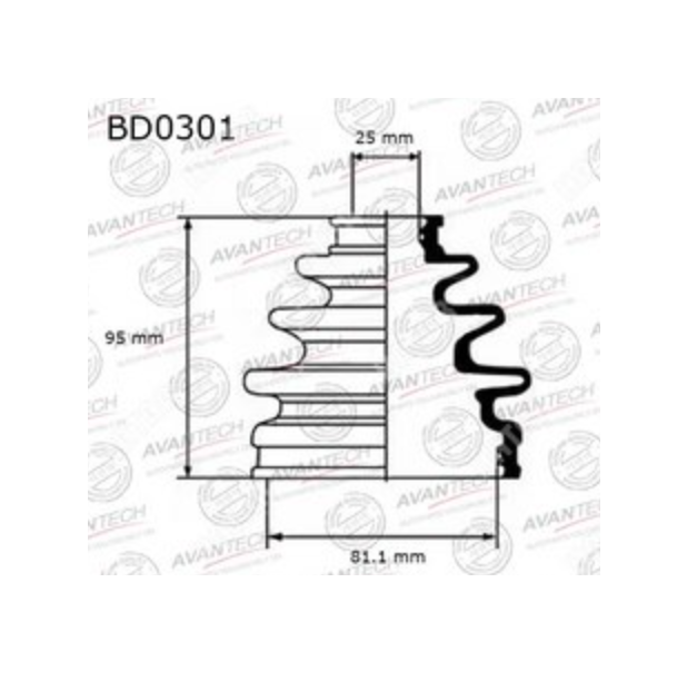 

Пыльник привода AVANTECH bd0301