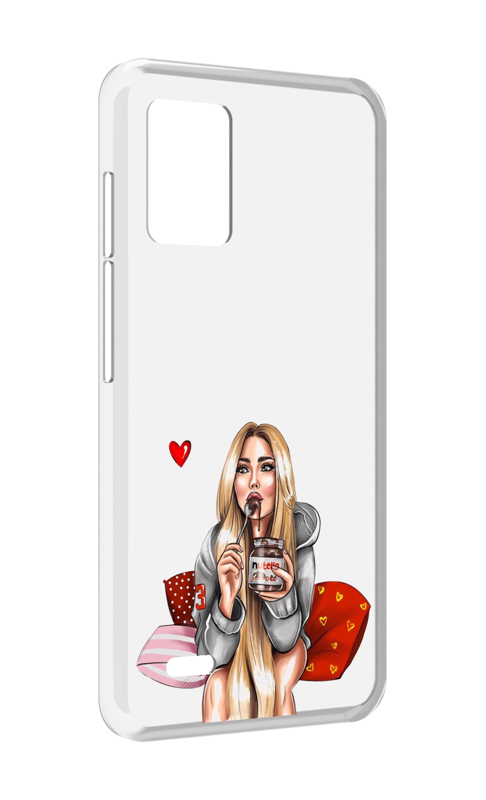 

Чехол MyPads любительница-нутеллы женский для UMIDIGI Bison X10S / Bison X10G, Прозрачный, Tocco