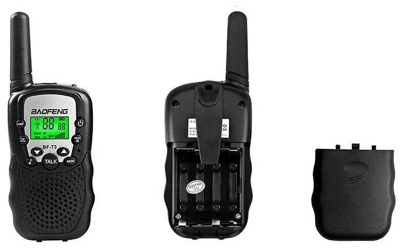 

Набор раций для детей XPX Walkie Talkie Set/М5-T-388 черный, T-388