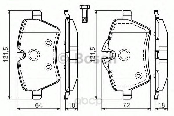 

Колодки дисковые передние BMW Mini Cooper 1.6i/D 06> 0 986 494 168