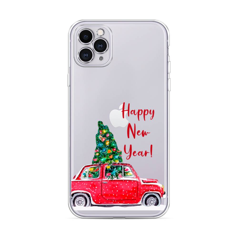 

Чехол для Apple iPhone 11 Pro Max "Happy New Year", Красный;зеленый, 12250-5