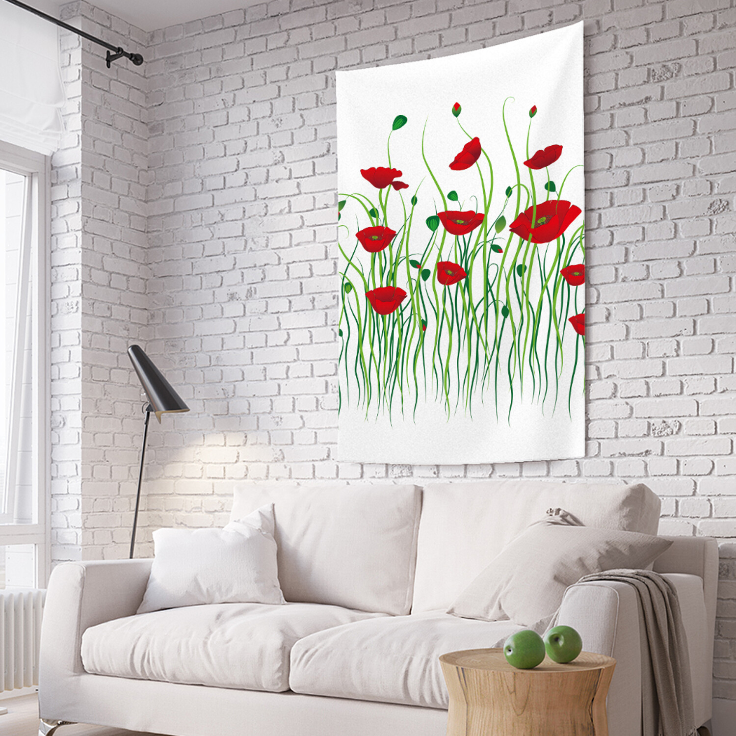 

Вертикальное фотопанно на стену JoyArty Нежные маки 150x200 см, Нежные маки