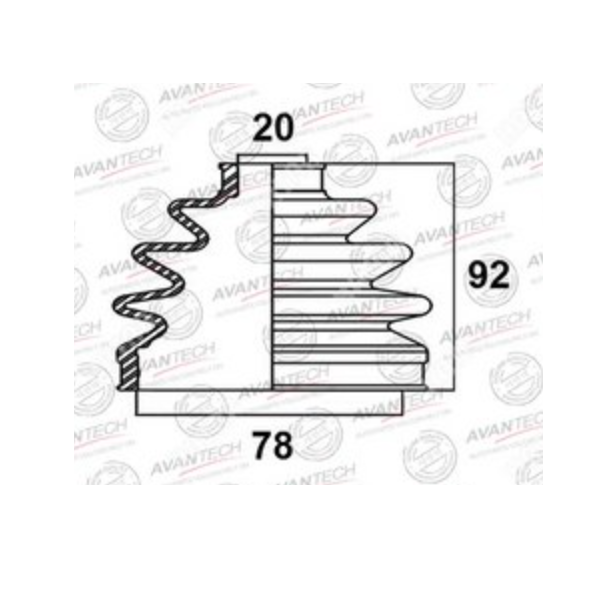 

Пыльник привода AVANTECH bd0212
