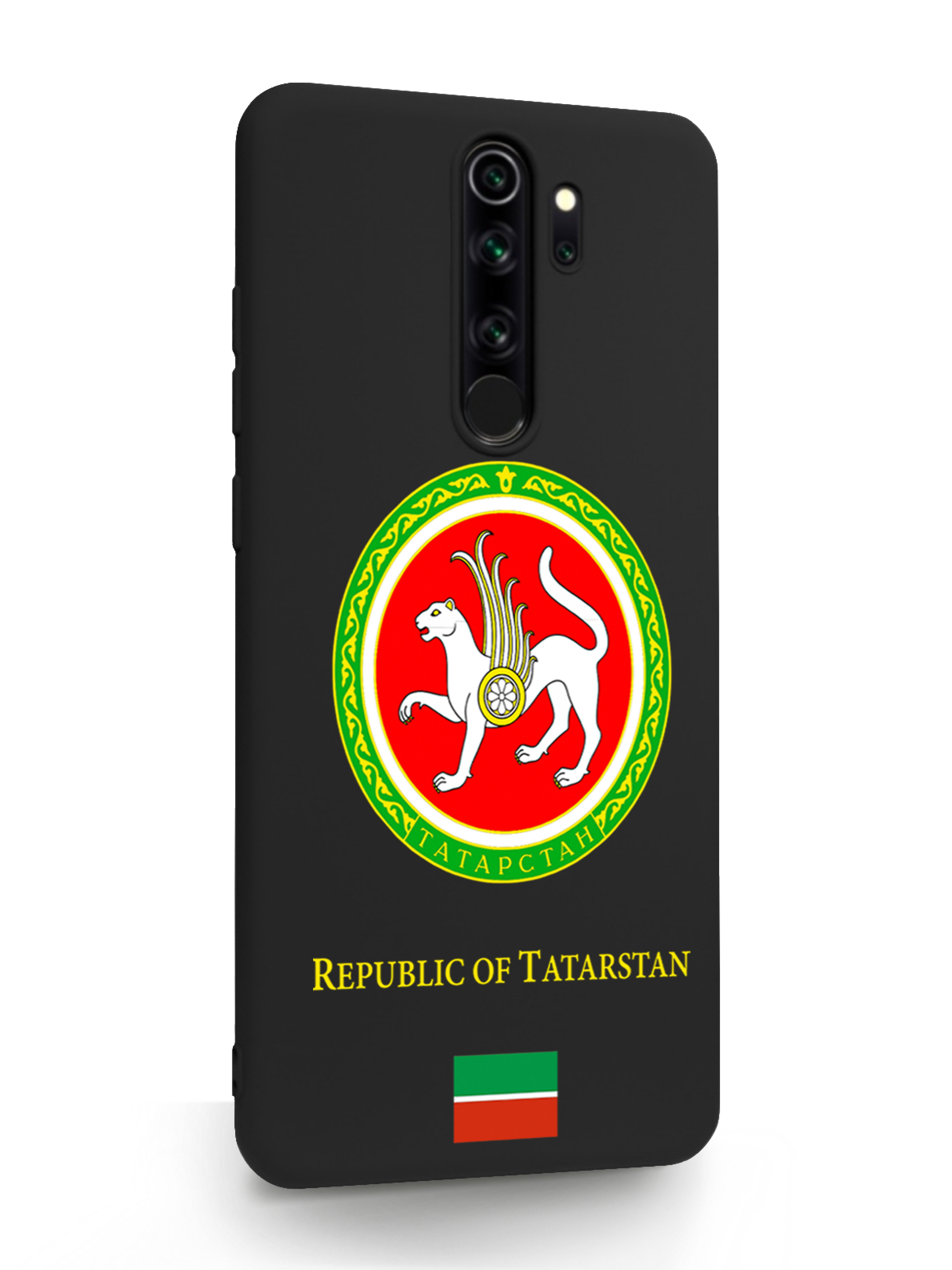 

Чехол SignumCase Xiaomi Redmi Note 8 Pro Герб Татарстана черный, Разноцветный, Xiaomi Redmi Note 8 Pro Герб Татарстана