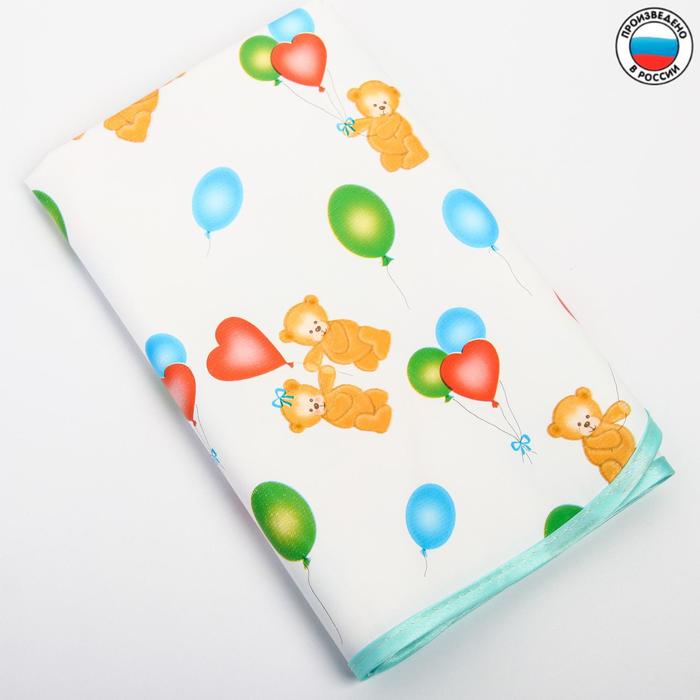 

Клеёнка с ПВХ-покрытием «Мишки» 50х70 см, цвета МИКС, Колорит_Мишки