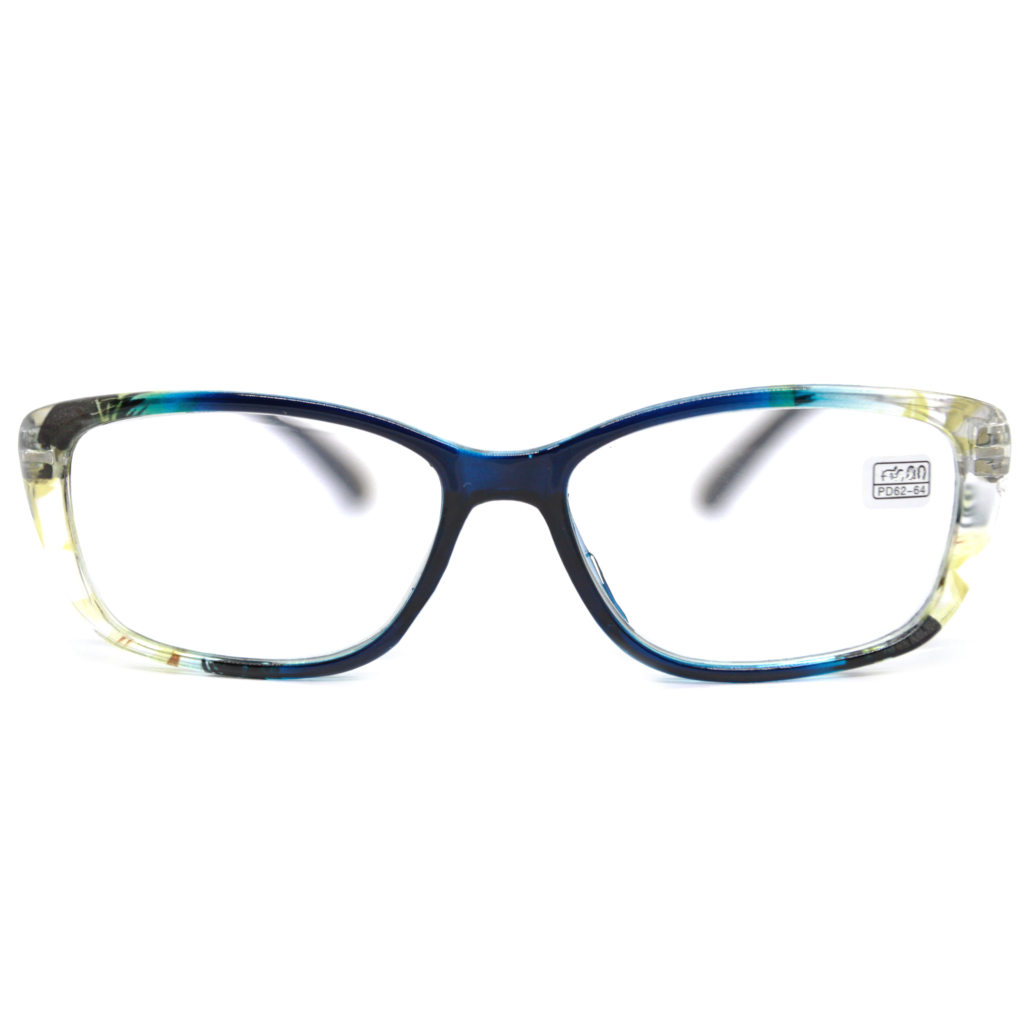 Готовые очки ВОСТОК 6637 +0,75, для чтения, синий, РЦ 62-64