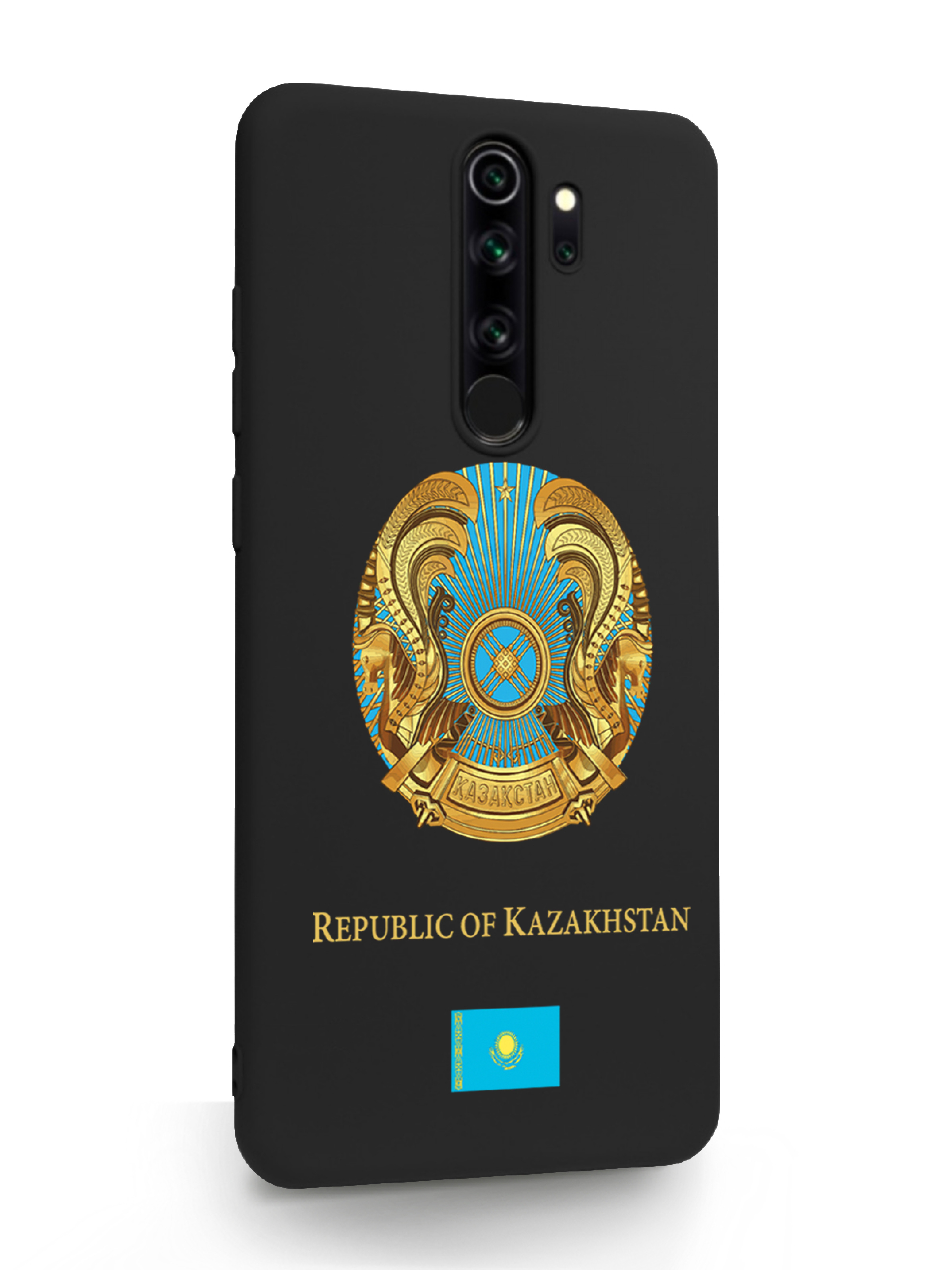 

Чехол SignumCase Xiaomi Redmi Note 8 Pro Герб Казахстана черный, Разноцветный, Xiaomi Redmi Note 8 Pro Герб Казахстана