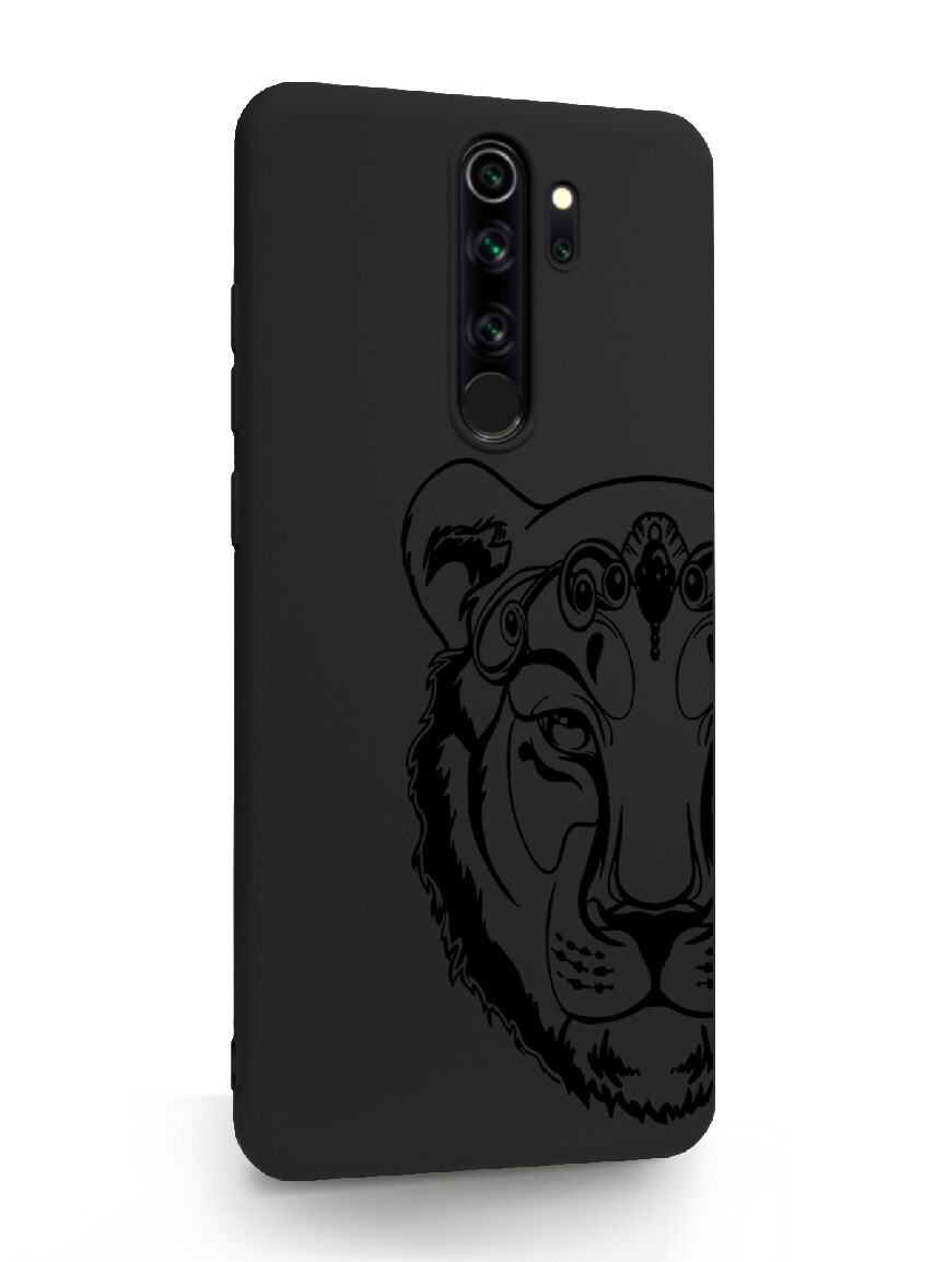 

Чехол MustHaveCase Xiaomi Redmi Note 8 Pro Львица черный, Xiaomi Redmi Note 8 Pro Львица