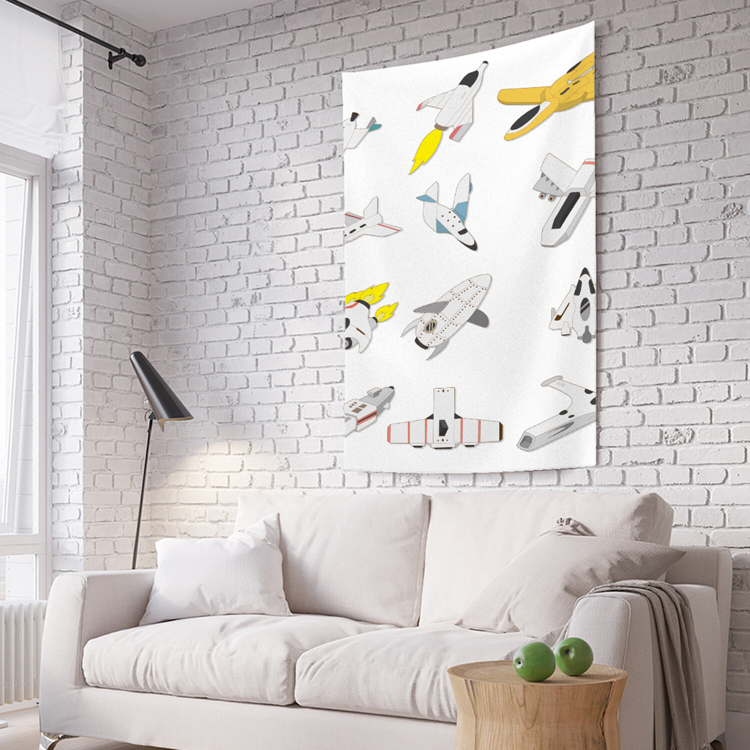 

Вертикальное фотопанно на стену JoyArty Реактивные самолётики 150x200 см, Реактивные самолётики