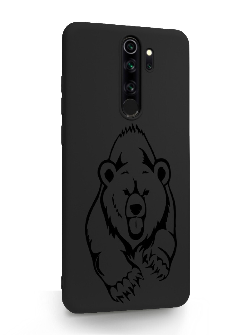 Чехол MustHaveCase Xiaomi Redmi Note 8 Pro Медведь черный