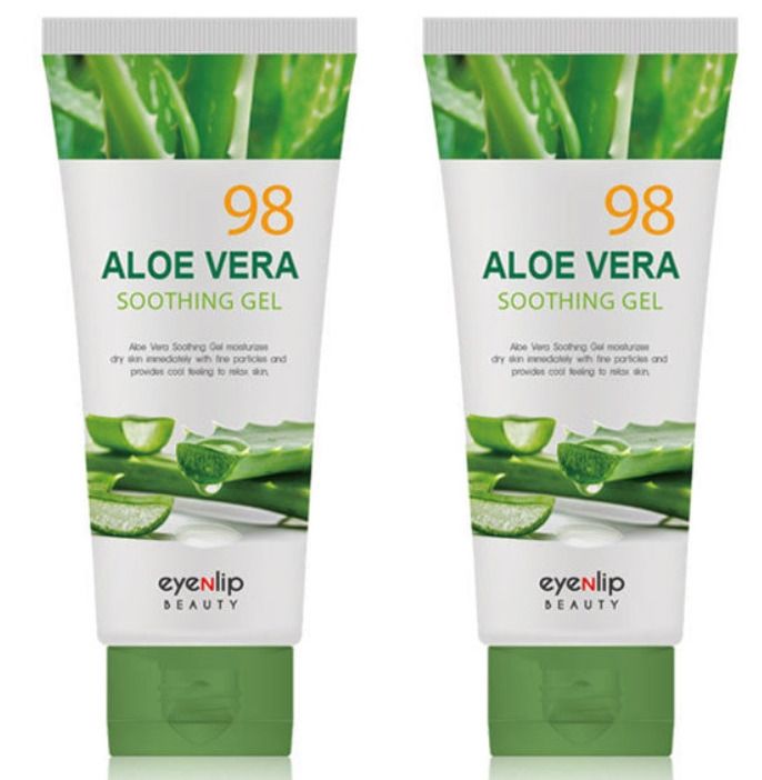 Гель для тела Eyenlip beauty aloe vera soothing gel с экстрактом алое 98% 100мл 2шт