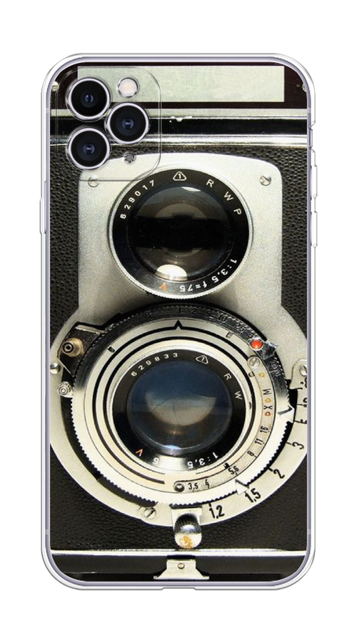 

Чехол на Apple iPhone 11 Pro Max "Старинный фотоаппарат", Серый;черный, 12250-6