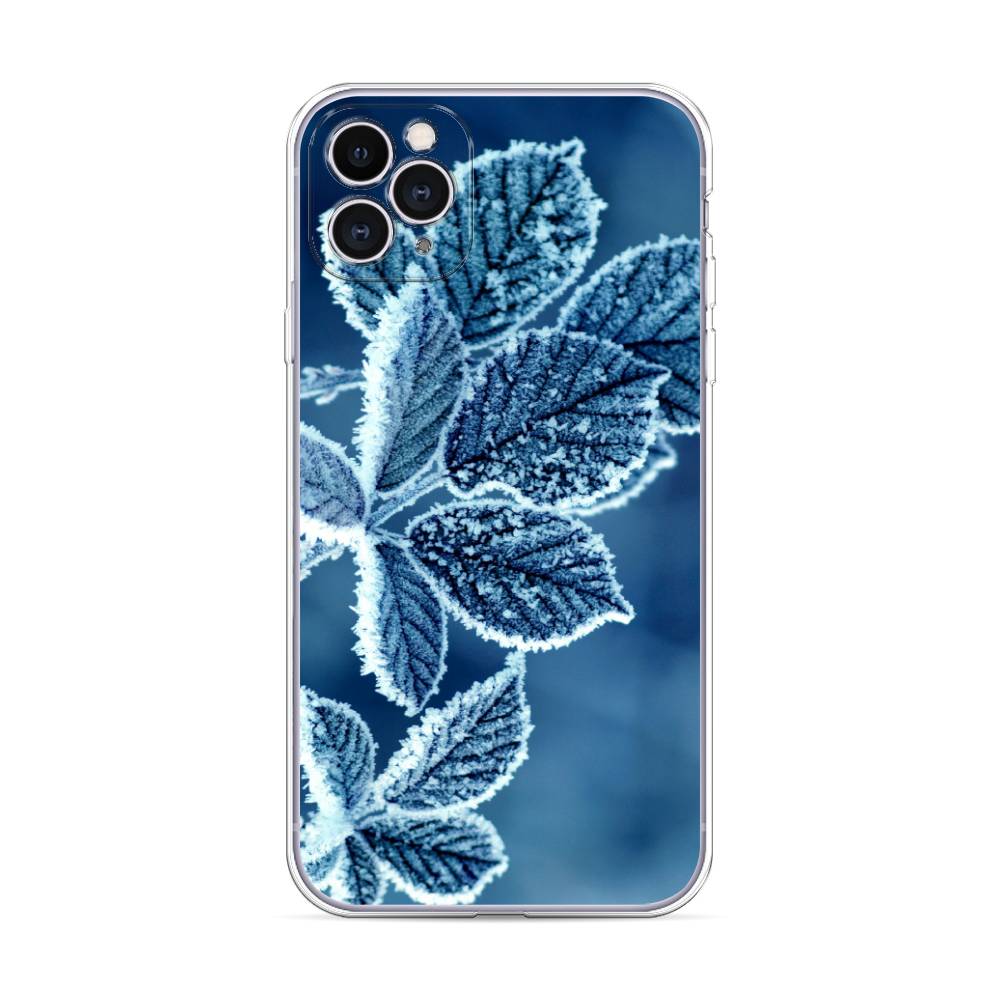 

Чехол для Apple iPhone 11 Pro Max "Зима 6 ", Голубой;белый, 12250-2