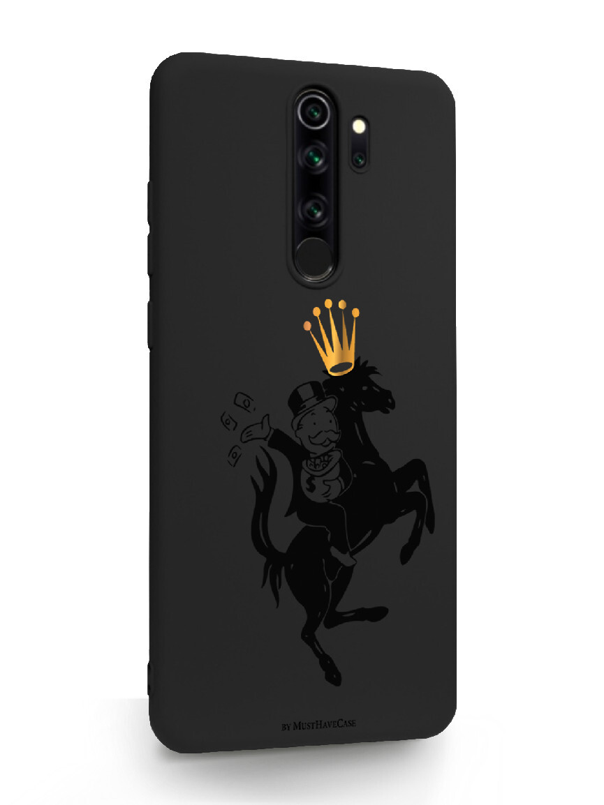 

Чехол MustHaveCase Xiaomi Redmi Note 8 Pro Monopoly на коне черный, Золотистый;черный, Xiaomi Redmi Note 8 Pro Monopoly на коне