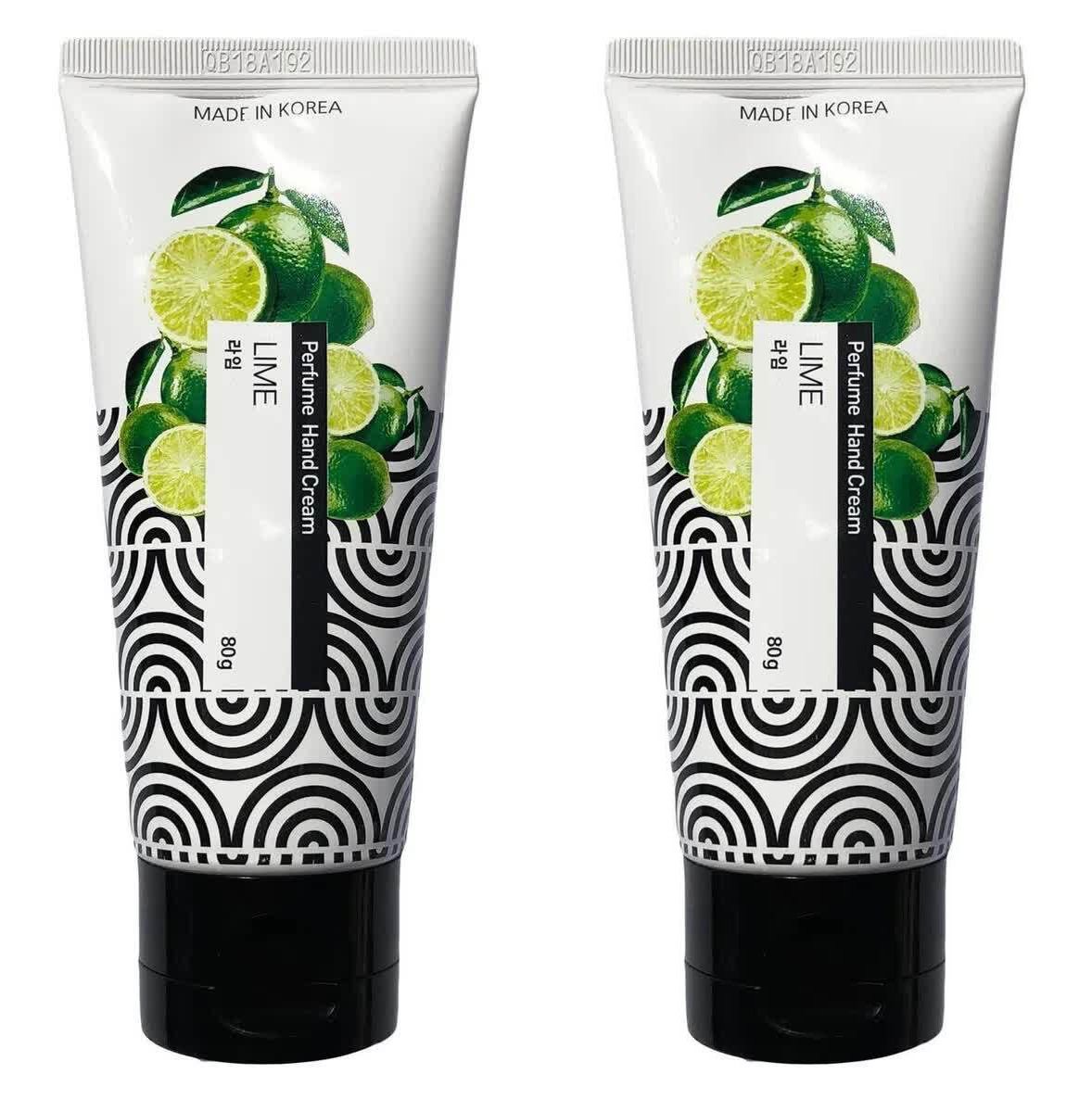 Крем для рук JUNGNANI perfume hand cream lime с экстрактом лайма 80г 2шт