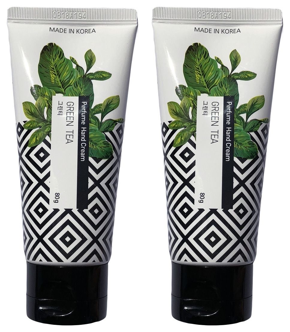 Крем для рук JUNGNANI PERFUME HAND CREAM GREEN TEA 80 г 2 шт