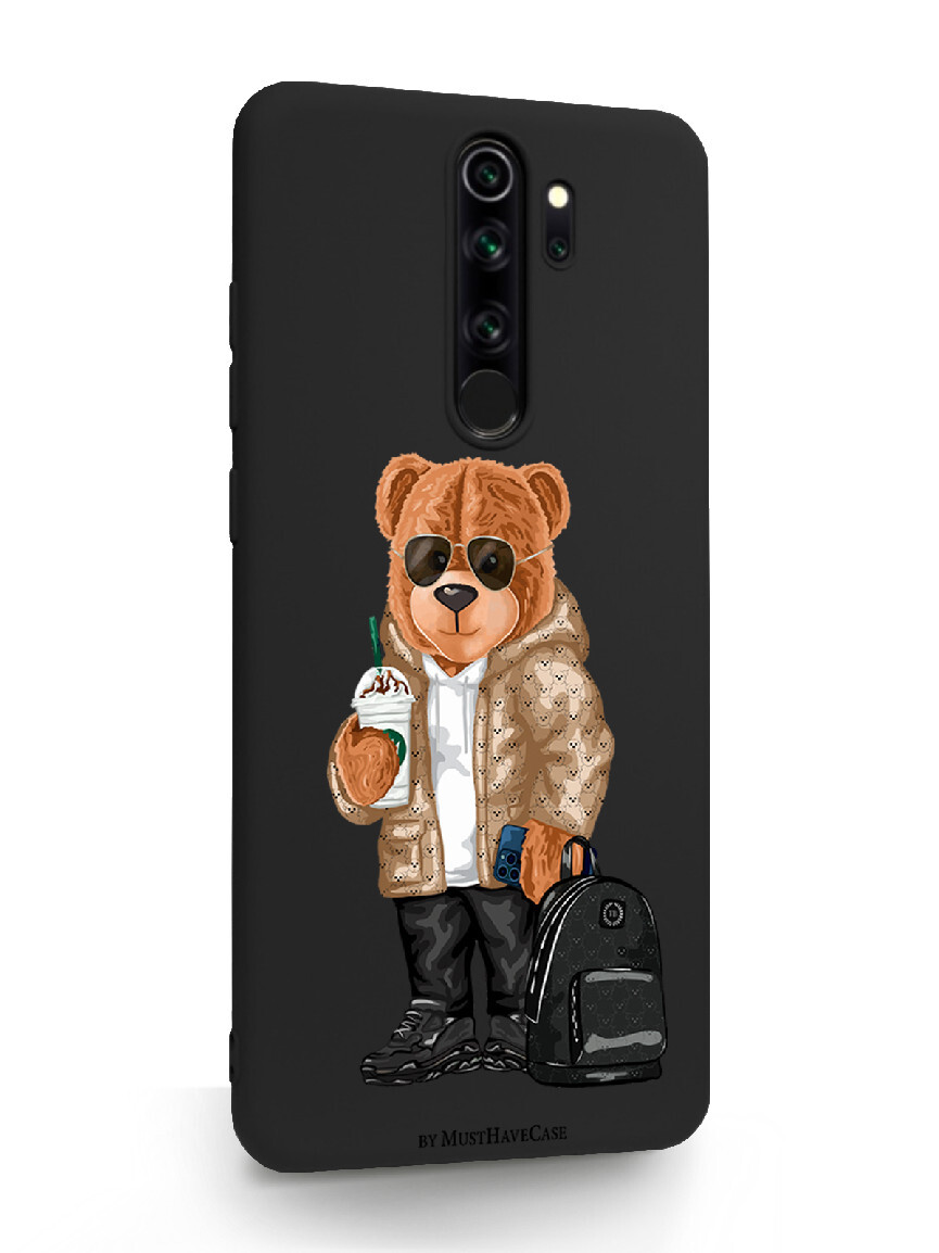 фото Чехол musthavecase xiaomi redmi note 8 pro tony style в очках черный