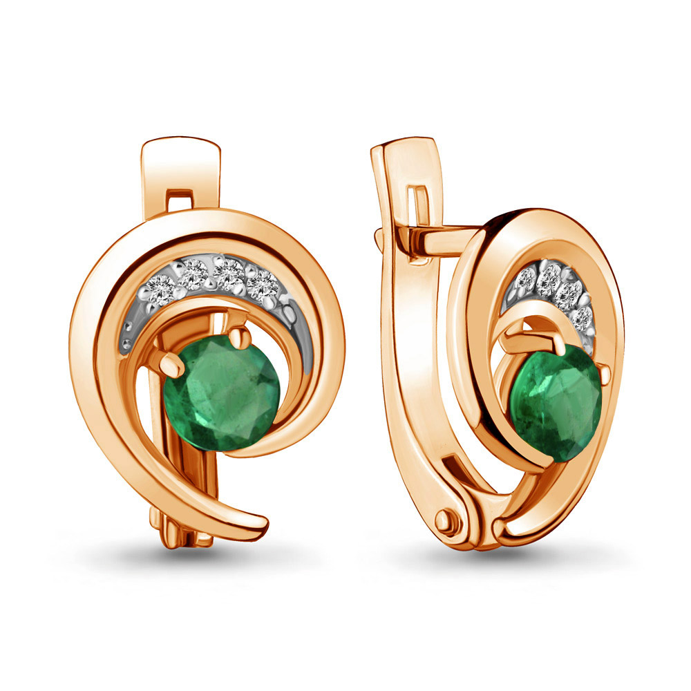 

Серьги из красного золота с бриллиантом Aquamarine Aquamarine 941745к_585_кз, 941745к_585_кз