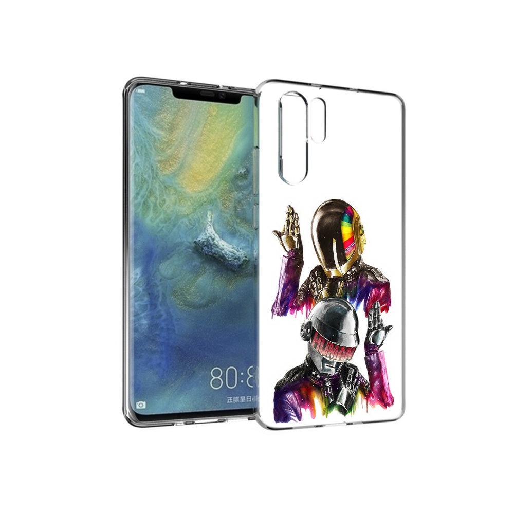 

Чехол MyPads Tocco для Huawei P30 Pro диско космонавты, Прозрачный, Tocco