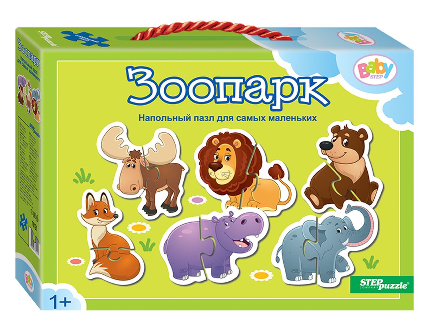 

Пазл напольный 12 Зоопарк, 70121