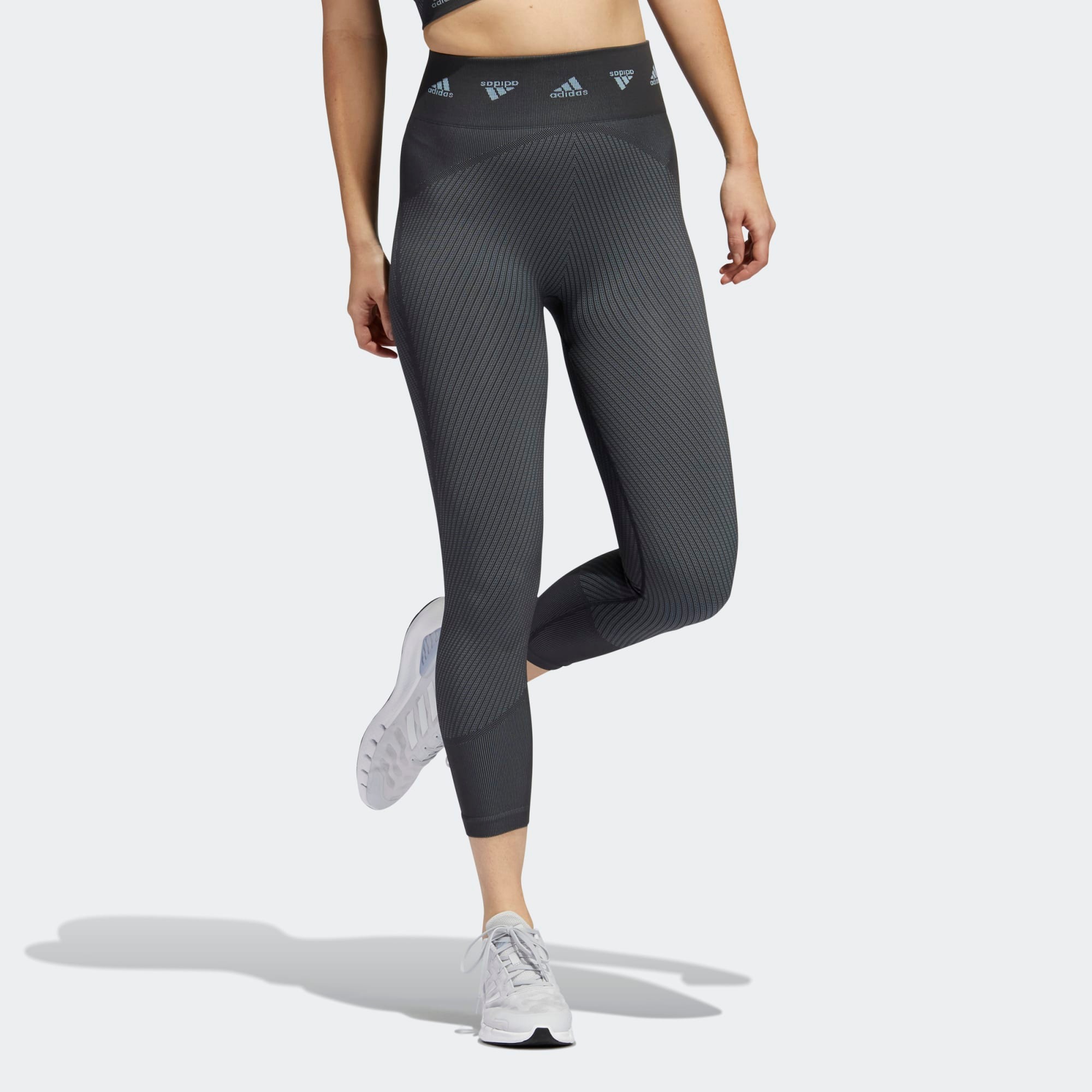 

Леггинсы женские Adidas Ak Brnd 7/8 Training серые L, Серый, Ak Brnd 7/8 Training