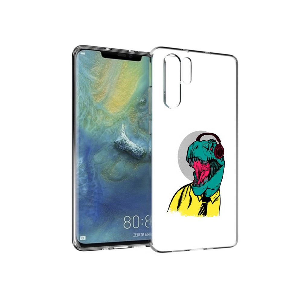 

Чехол MyPads Tocco для Huawei P30 Pro дино, Прозрачный, Tocco