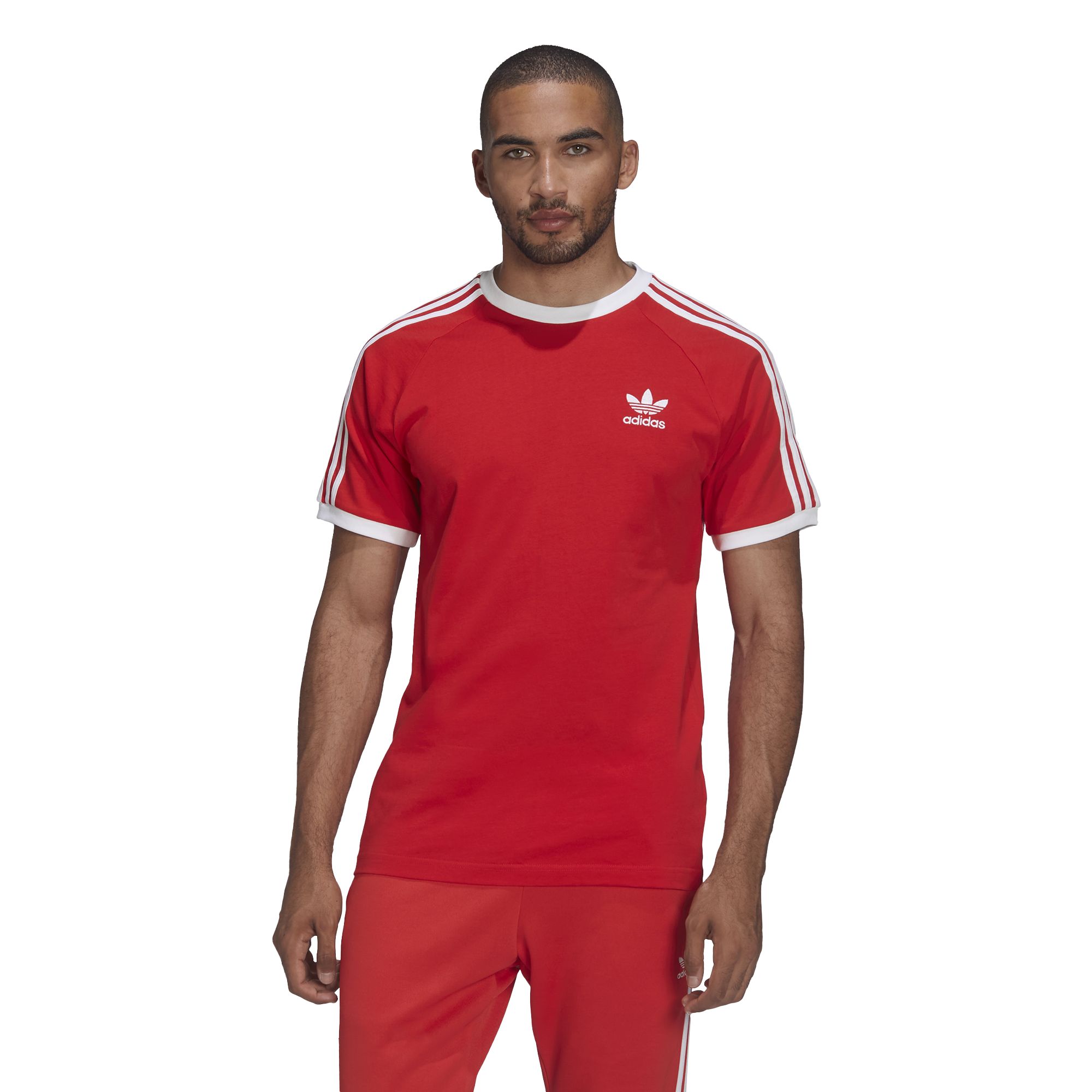 

Футболка мужская Adidas 3-Stripes Tee красная XL, 3-Stripes Tee