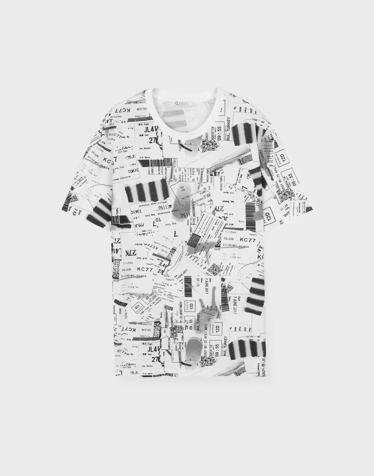 

Футболка мужская Gloria Jeans BKT015357 белый L/182, BKT015357