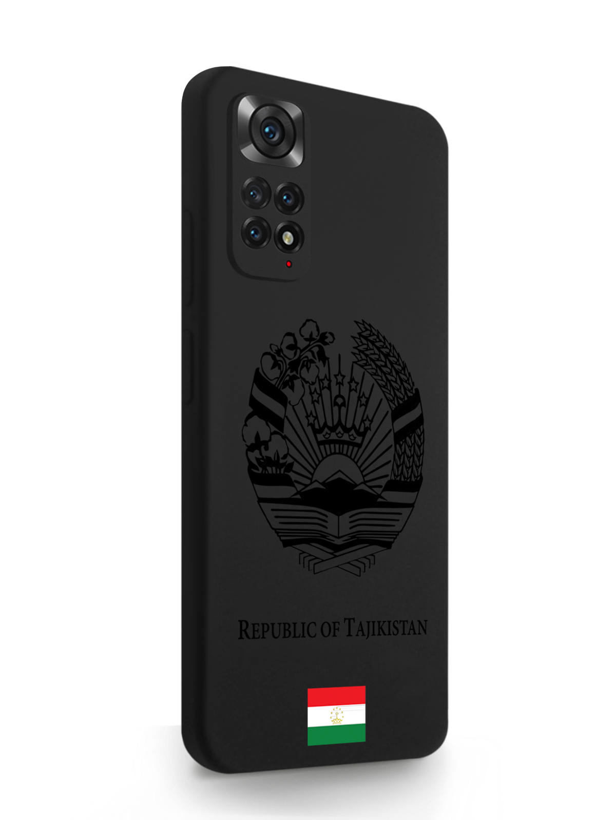 

Чехол SignumCase Xiaomi Redmi Note 11 Pro 4G Черный лаковый Герб Таджикистана черный, Xiaomi Redmi Note 11 Pro 4G Черный лаковый Герб Таджикистана