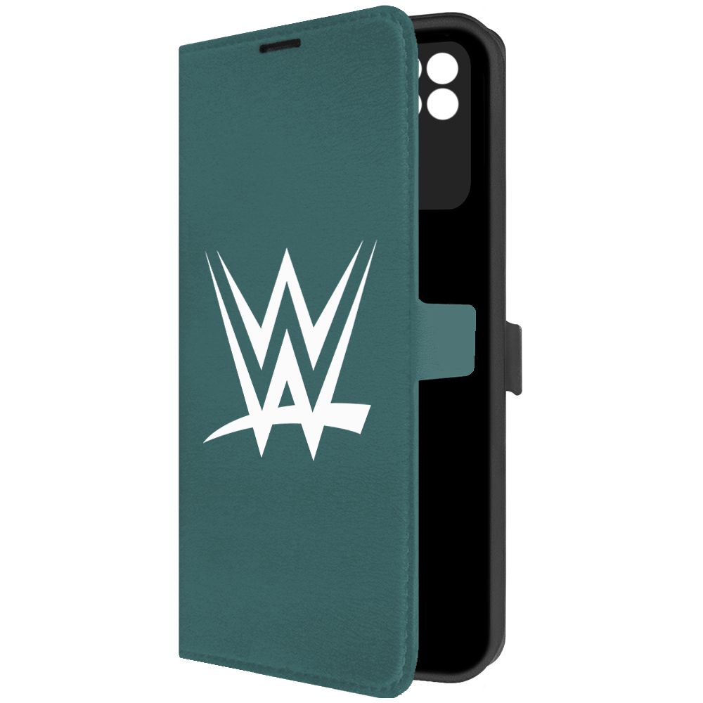 

Чехол-книжка Krutoff Eco Book для Poco C40 WWE зелёный опал, Зеленый