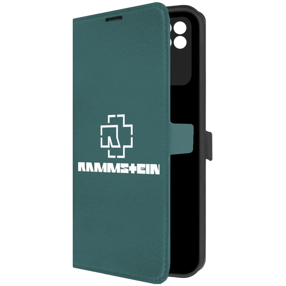 

Чехол-книжка Krutoff Eco Book для Xiaomi Poco C40 Rammstein (Рамштайн) (зелёный опал)