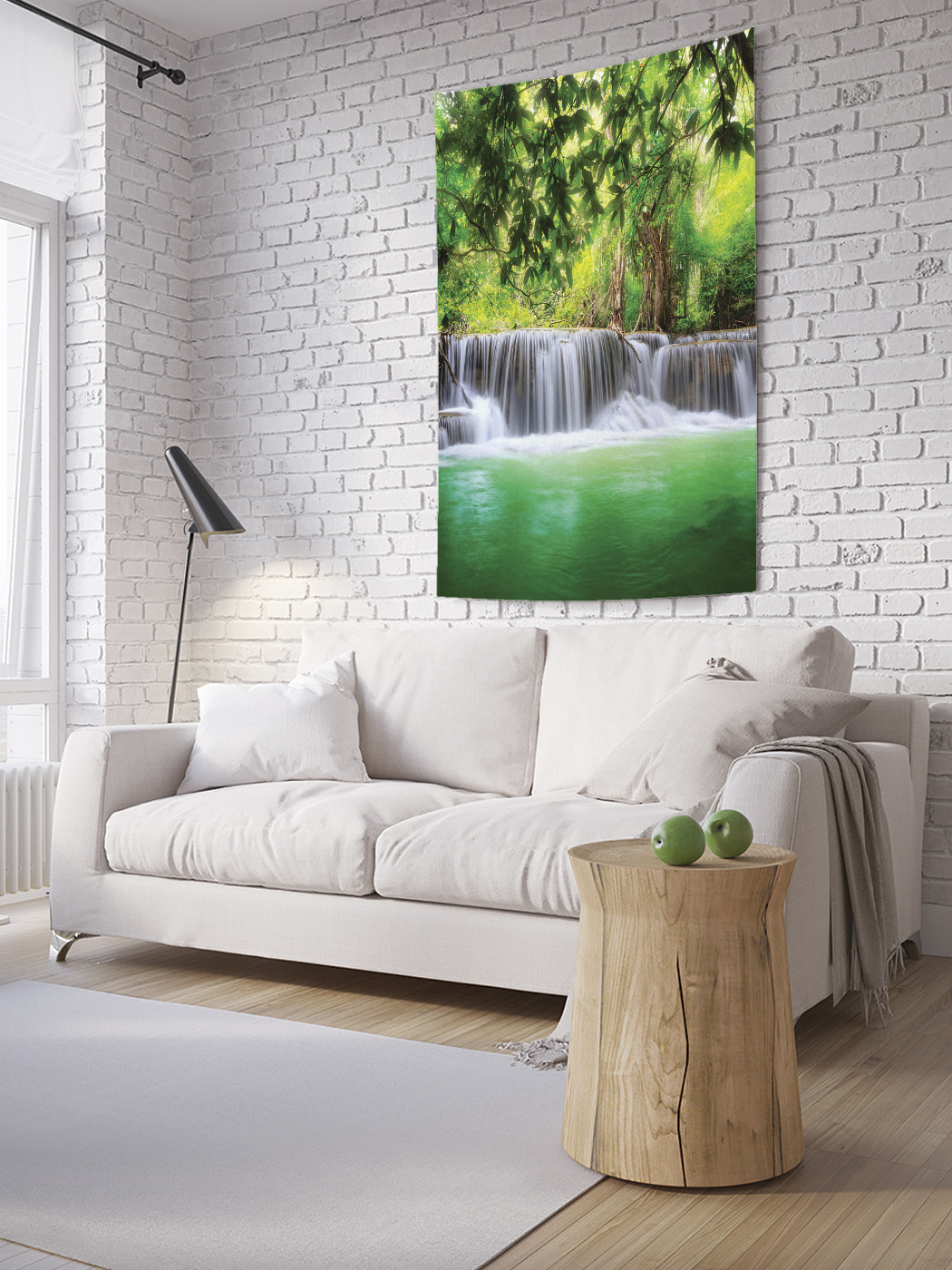

Вертикальное фотопанно на стену JoyArty Тропический водопад 100x150 см, Тропический водопад