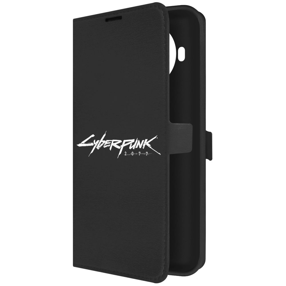 

Чехол-книжка Krutoff Eco Book для Xiaomi Mi 10T Lite Сyberpunk 2077