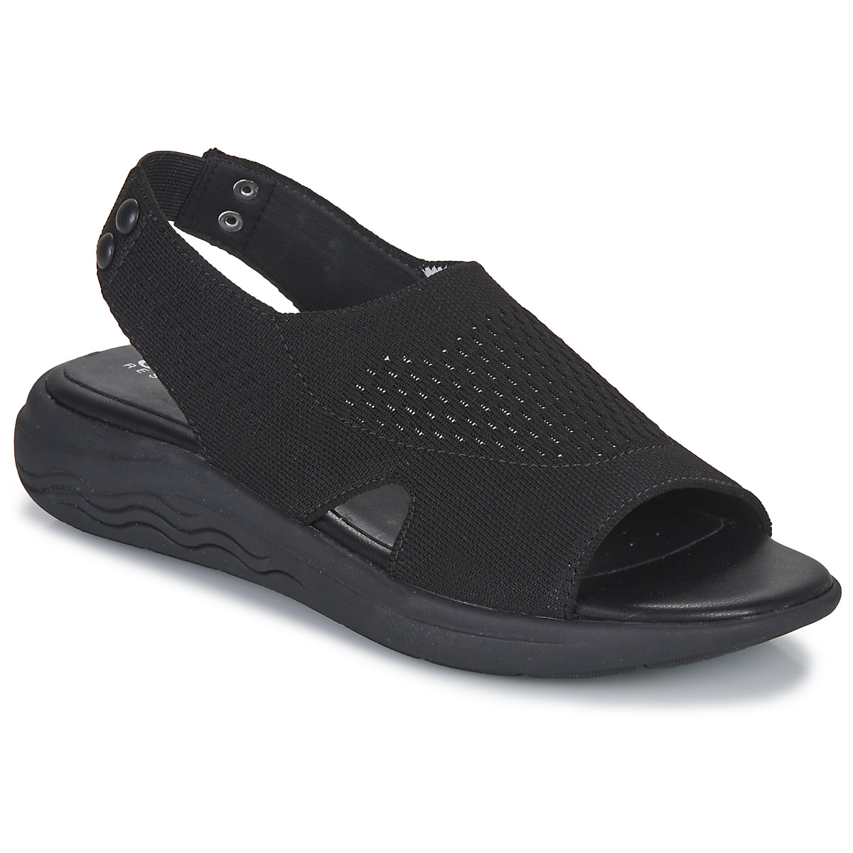 

Сандалии женские GEOX 24192208 черные 38 EU, Черный, 24192208