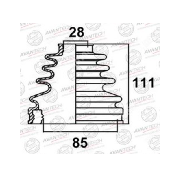 Пыльник привода AVANTECH bd0116