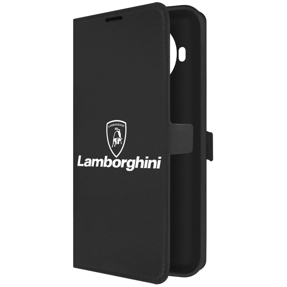 

Чехол-книжка Krutoff Eco Book для Xiaomi Mi 10T Lite Lamborghini черный