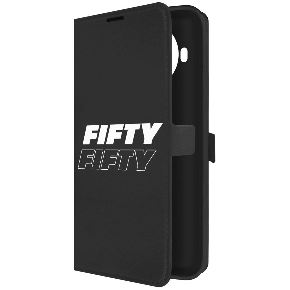 

Чехол-книжка Krutoff Eco Book для Xiaomi Mi 10T Lite Fifty Fifty черный