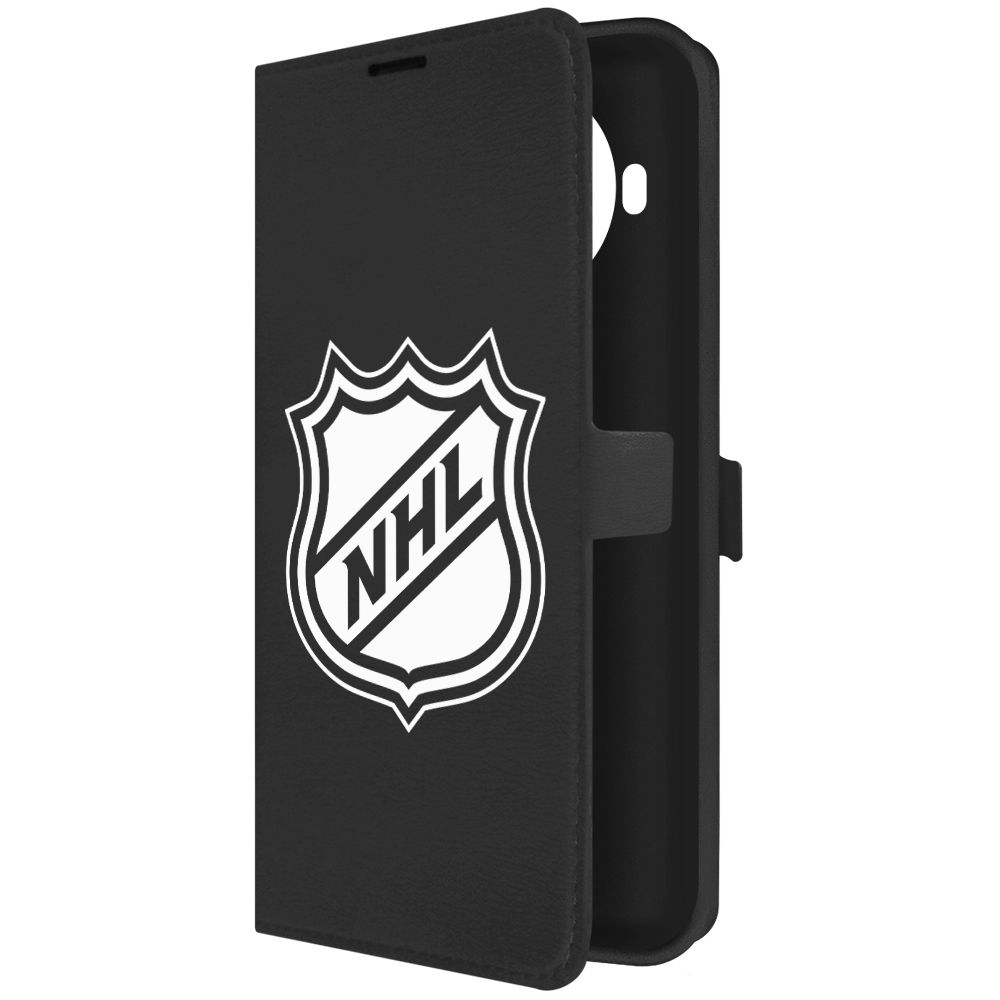 

Чехол-книжка Krutoff Eco Book для Xiaomi Mi 10T Lite NHL черный