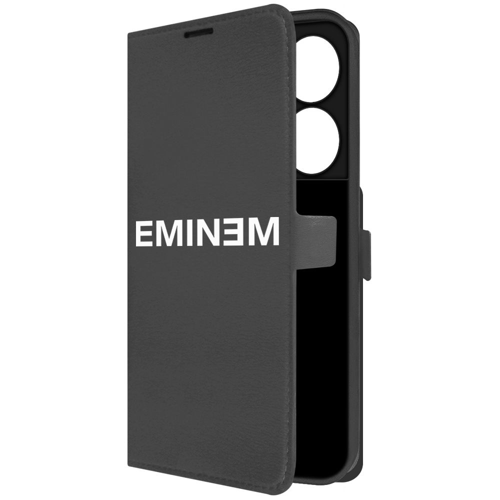 

Чехол-книжка Krutoff Eco Book для Vivo Y27 4G Eminem (Эминем) (черный)