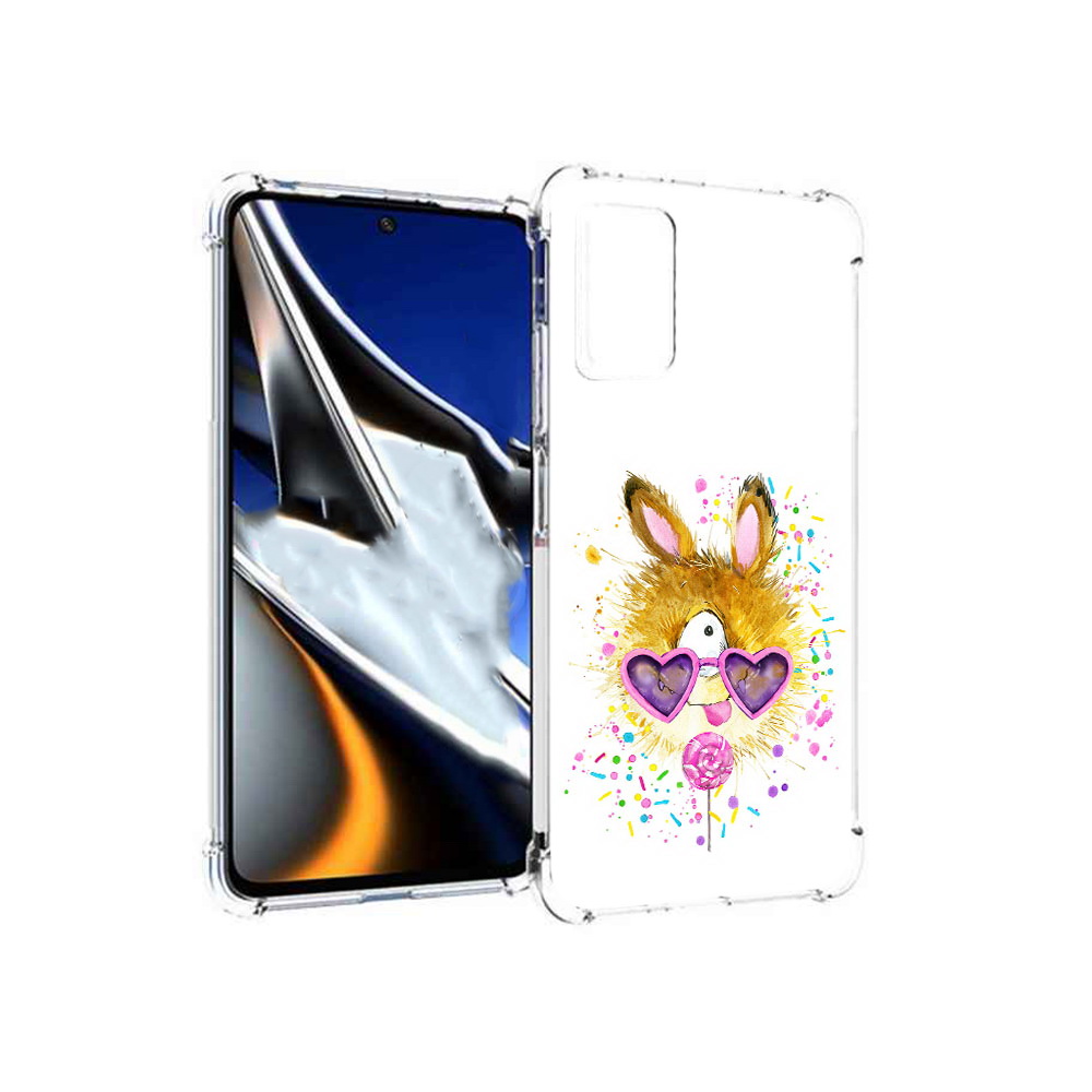 

Чехол MyPads Tocco для Xiaomi Poco X4 Pro 5G Чупя, Прозрачный, Tocco