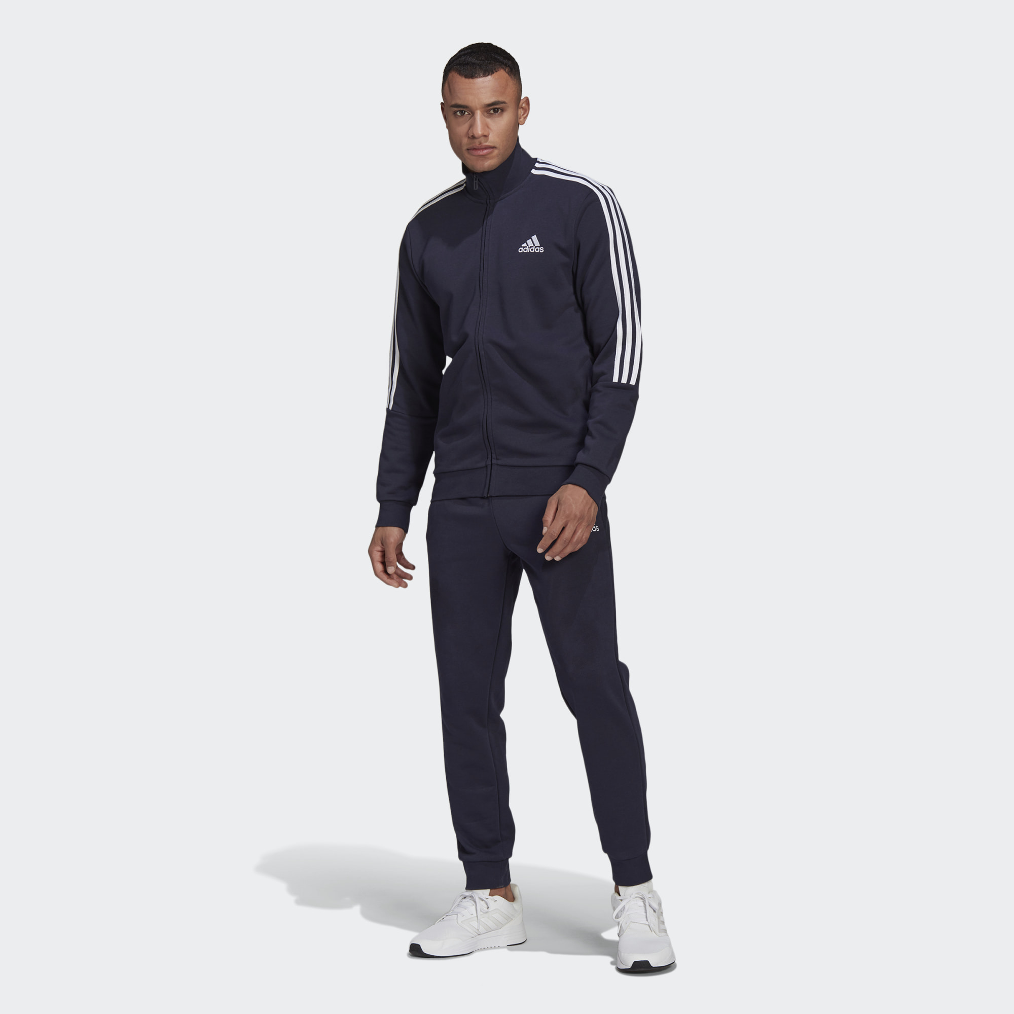 

Костюм мужской Adidas M 3S Ft Tt Track Suit синий 11, M 3S Ft Tt Track Suit