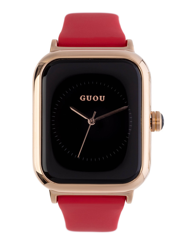 

Наручные часы женские GUOU GU8162 красные, GU8162