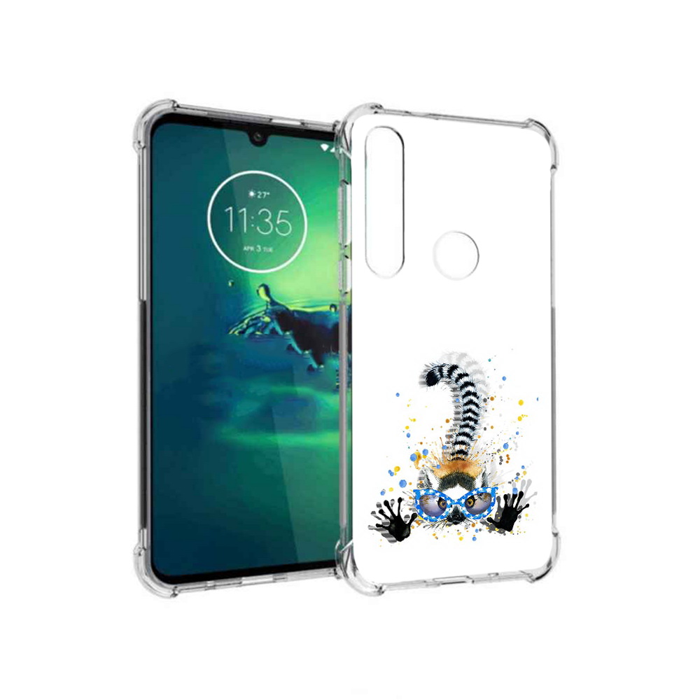 

Чехол MyPads Tocco для Motorola Moto G8 Plus лямур (PT227062.344.454), Прозрачный, Tocco